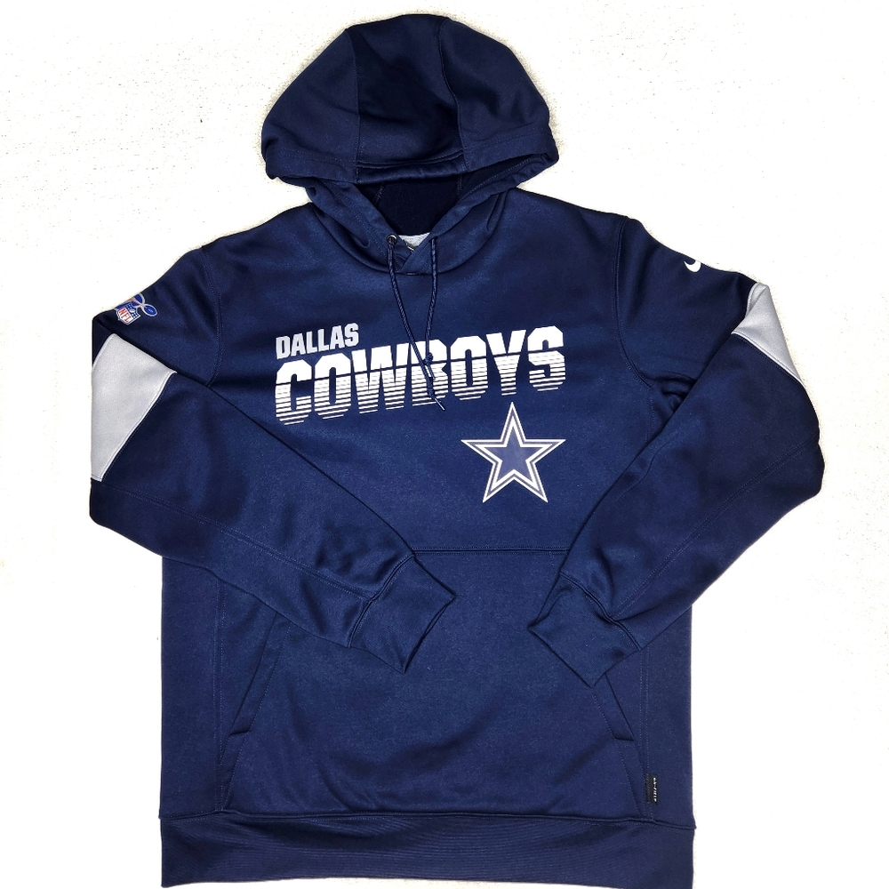 Nike Dallas  Cowboys NFL On Field Therma Hoodie Mens Large